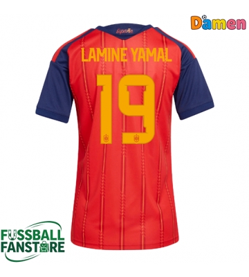 Spanien Lamine Yamal #19 Replik Heimtrikot Damen WM 2026 Kurzarm